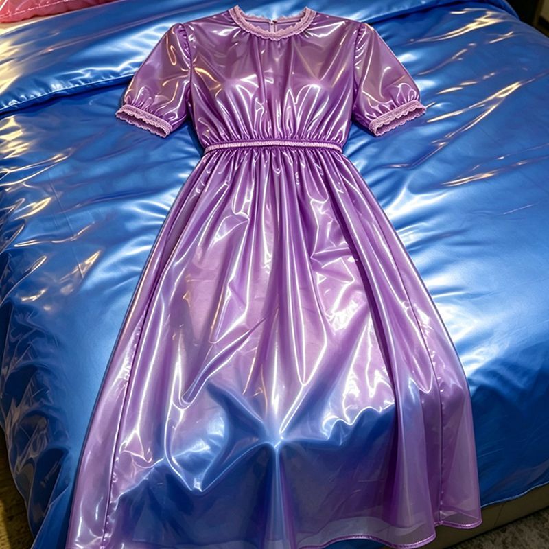 Aqua Sports Club - Vestido Transparente Sexy Unissex em PVC,