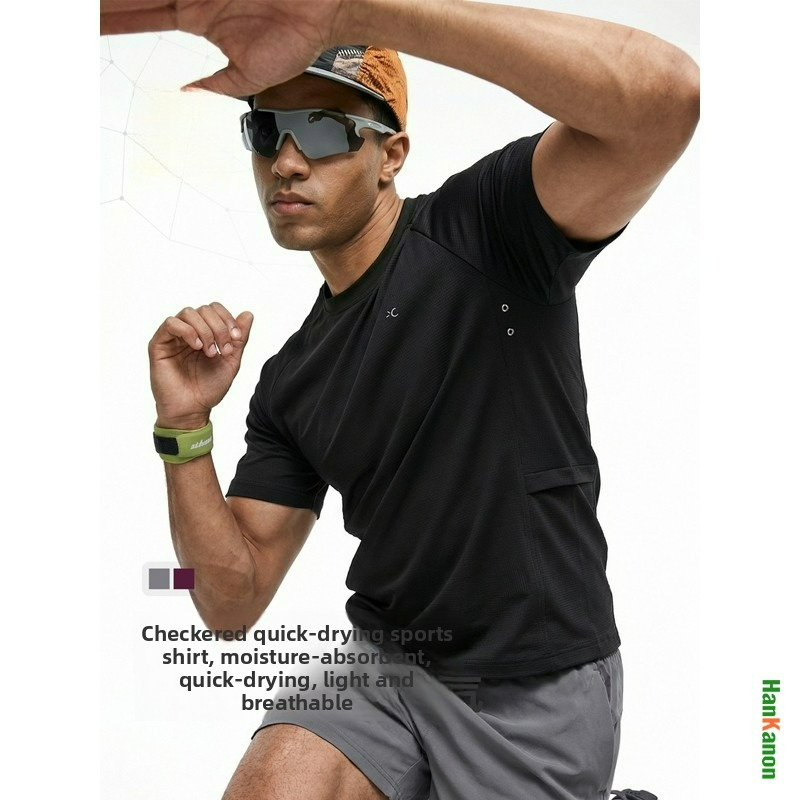 Aquatic Sports Performance - Camiseta Esportiva Masculina para Corrida e