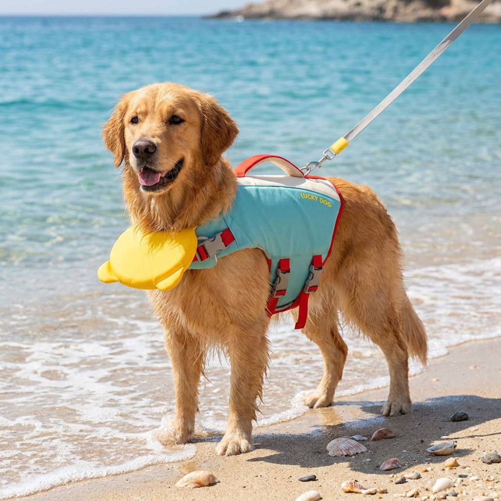 Colete Salva-Vidas para Cães c - Life Jacket Buoyancy avaliação e preço